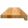 vidaXL Fensterbänke 2 Stk Hellbraun 90x20x2 cm Massivholz Eiche 4009135_5