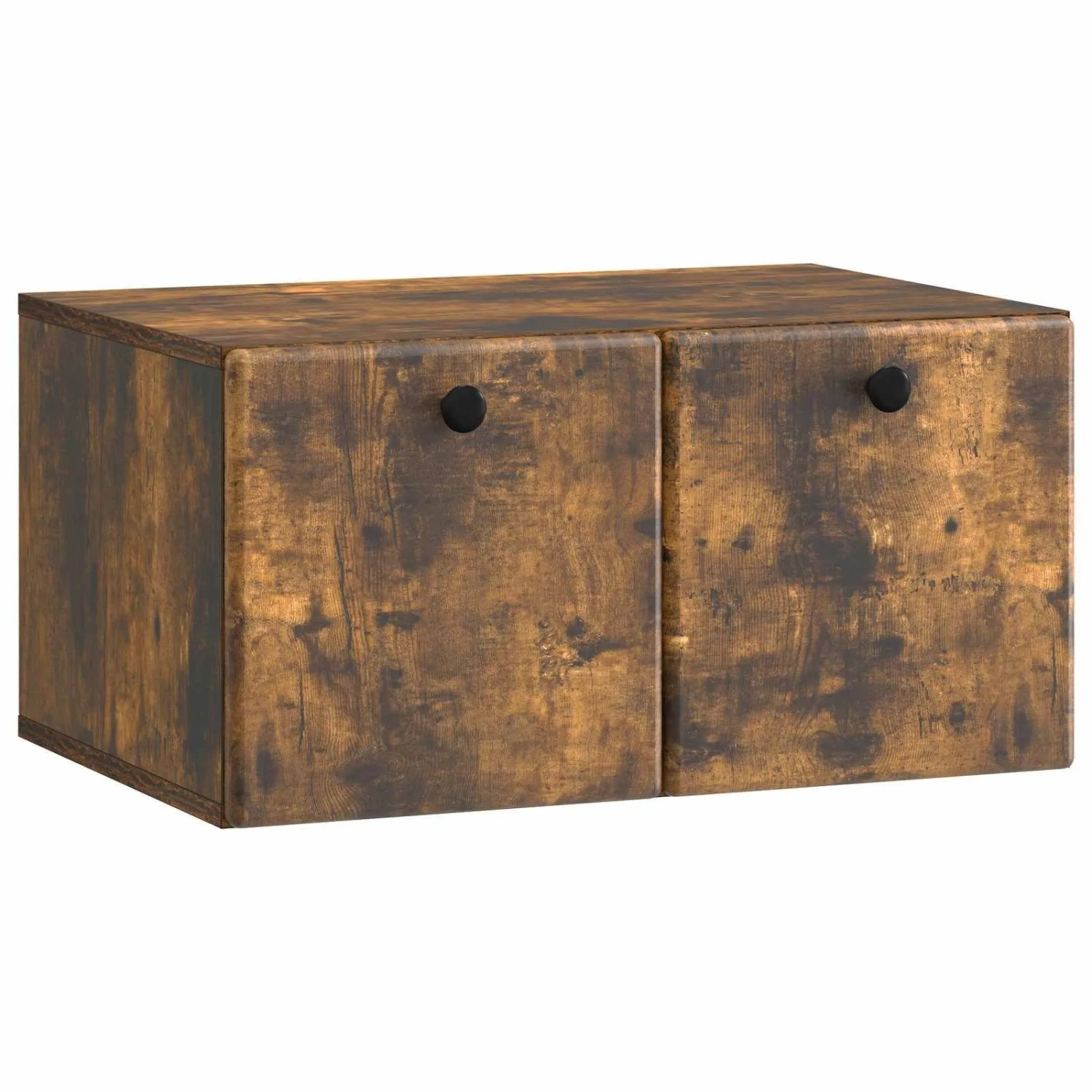 vidaXL Wandmontierter TV-Schrank Geräucherte Eiche 59,5 x 41 x 30 cm 899190