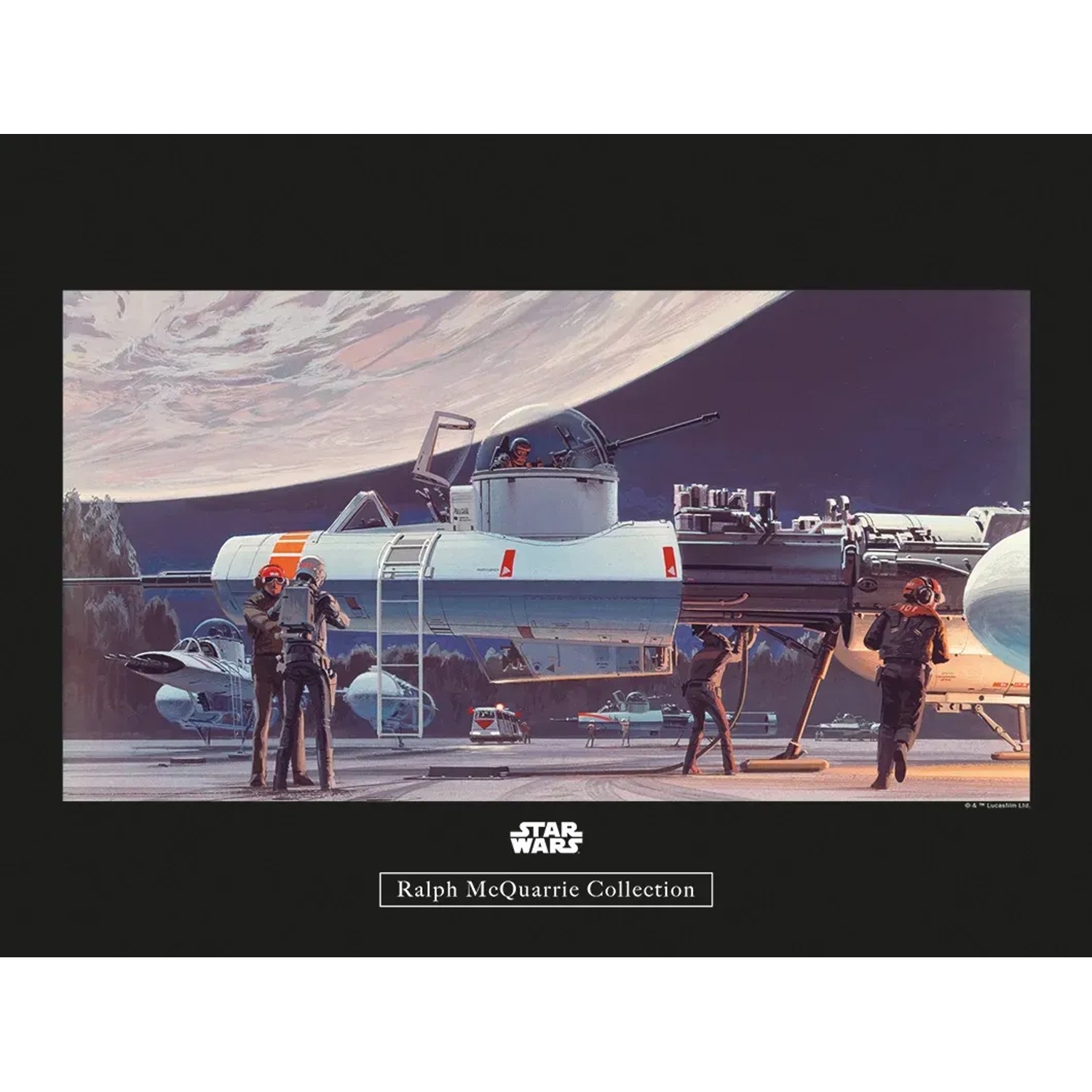 Komar Wandbild Star Wars Hangar 40 x 30 cm