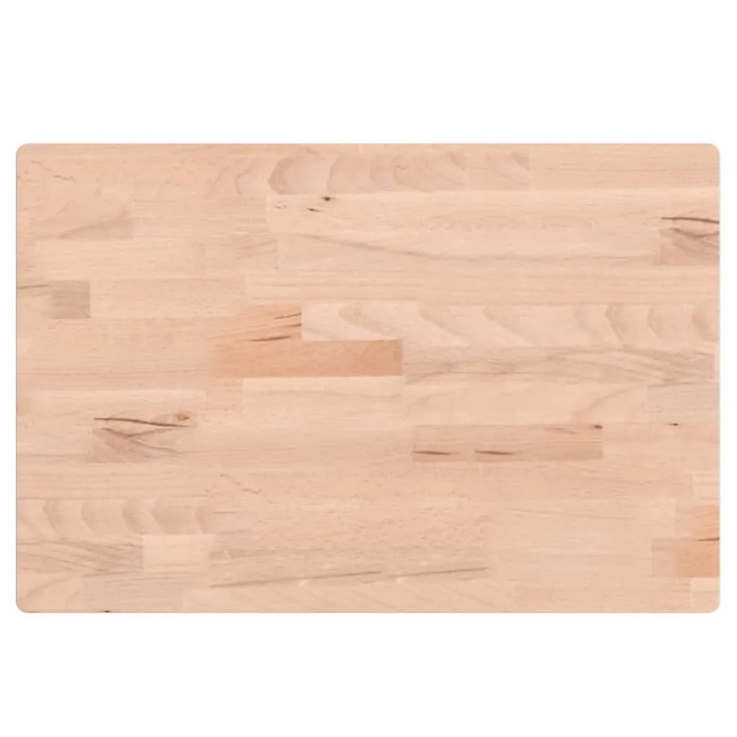 vidaXL Tischplatte 60x40x1,5 cm Rechteckig Massivholz Buche 3188880