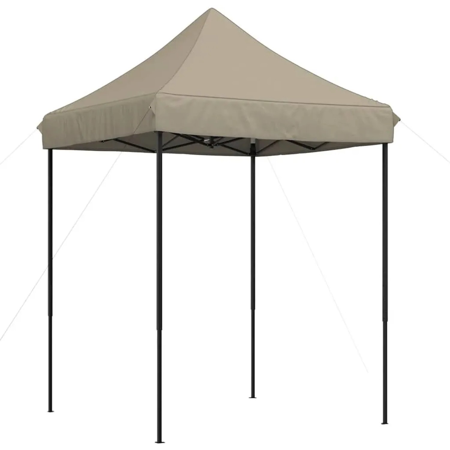 vidaXL Partyzelt Faltbar Pop-Up Taupe 200x200x306 cm 4004986