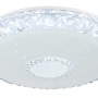 Weiße LED-Deckenleuchte Eddie von Globo, Ø 50 cm, mit Farbwechsler und Dimmfunktion.