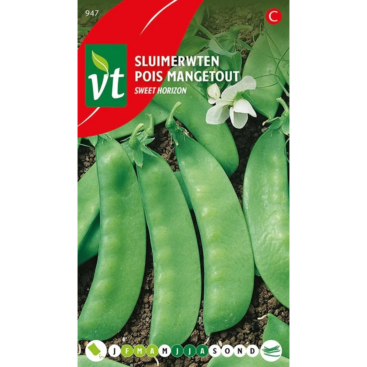 Süße Horizon Erbsen SamenCa. 50 grHoher Proteingehalt