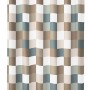 Kleine Wolke Duschvorhang Check, 180x200 cm, Taupe mit Karomuster.
