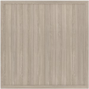 Sichtschutzzaun Element Longlife Riva in Polareiche, 180x180 cm, für den Garten.