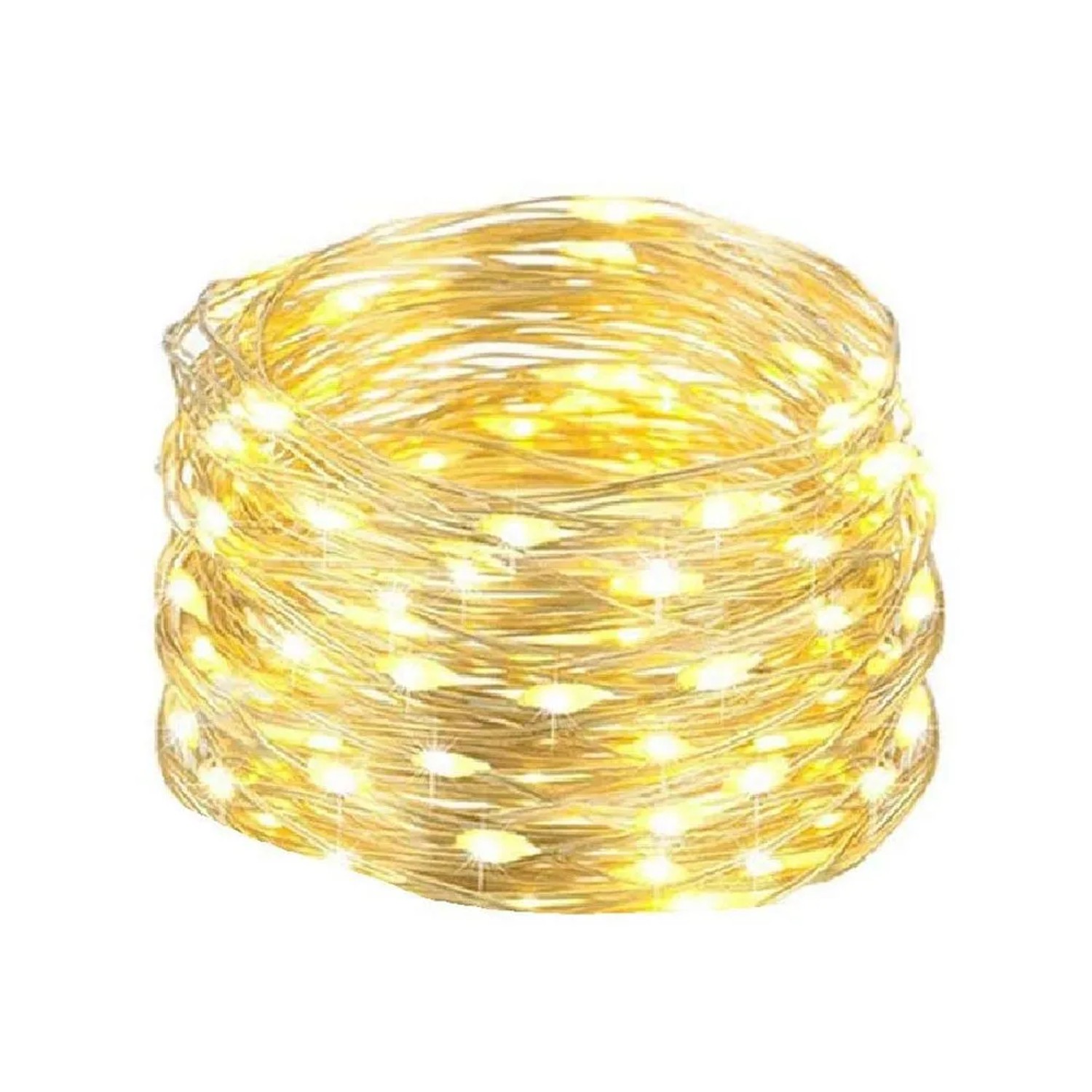 Salcar LED Solar Lichterkette Außen 10M 100 LEDs Warmweiß