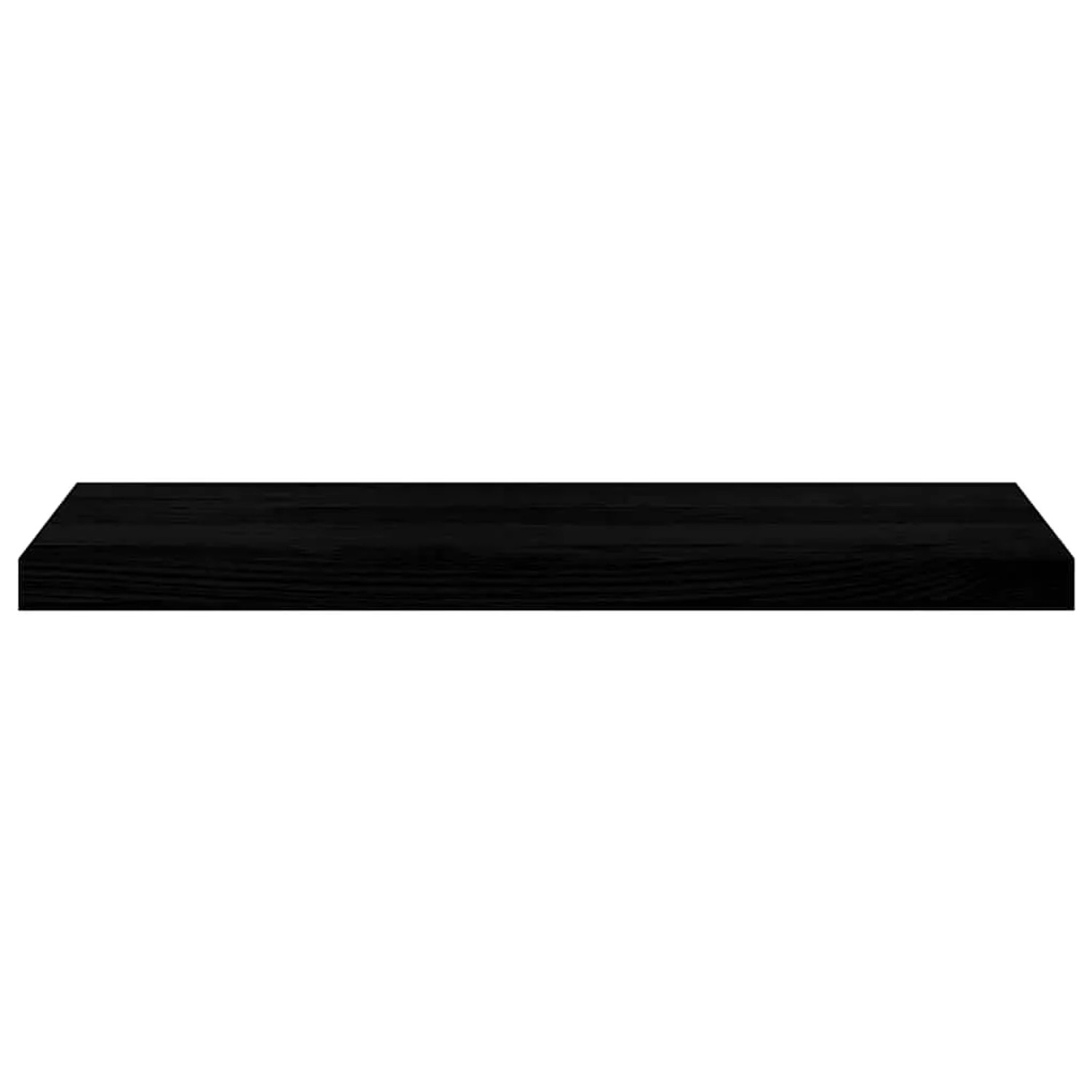 Dunkelbraune vidaXL Treppenstufe aus Eichenholz, 80x30 cm, für Treppen und Fensterbänke.