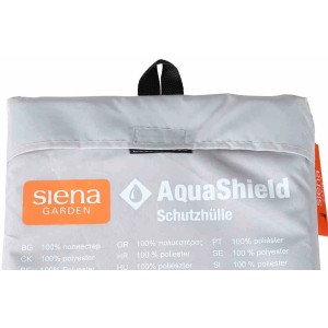 Siena Garden Tragetasche AquaShield, hellgraue Schutzhülle für Gartenmöbelauflagen.