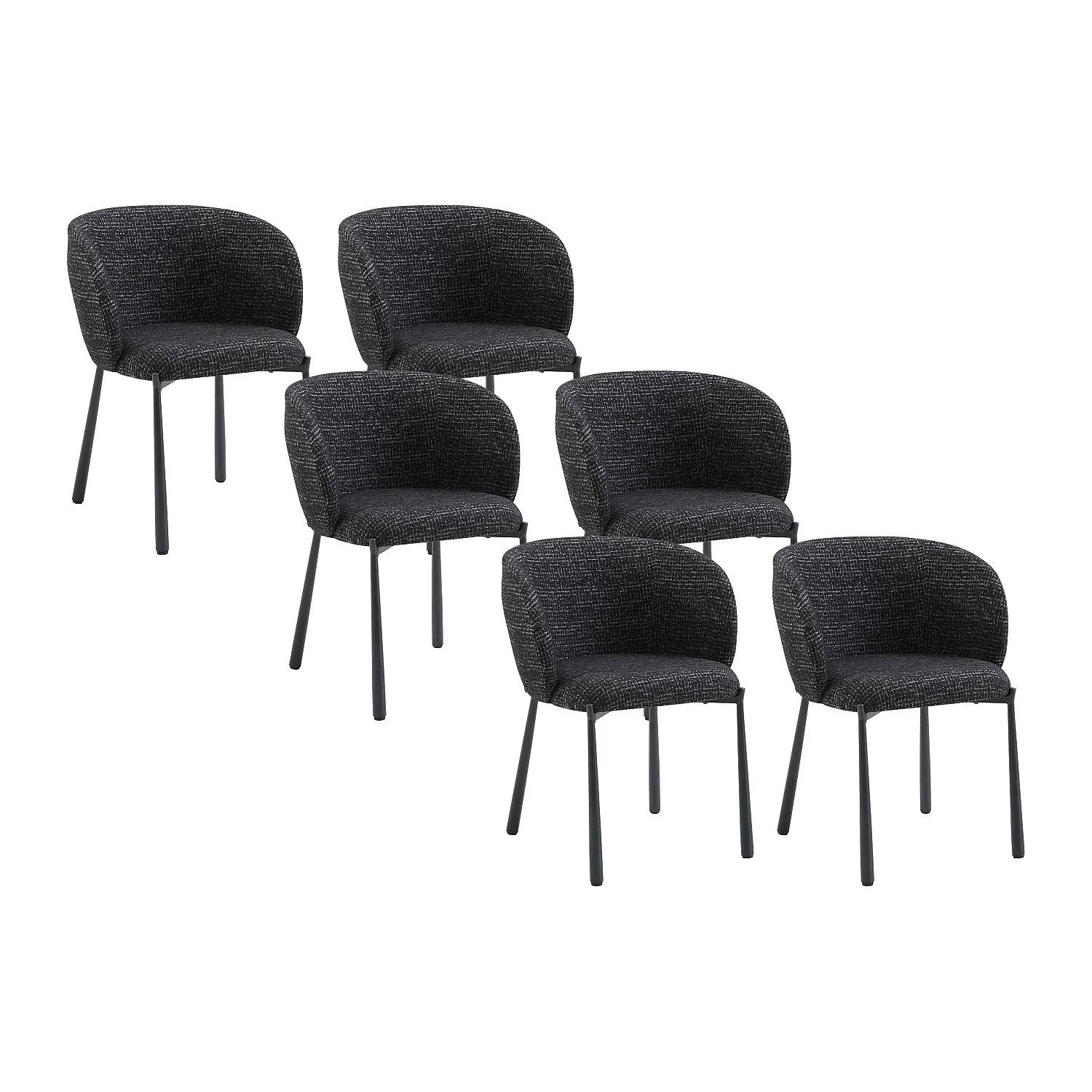 Vente-unique Stuhl Sijola Schwarz 59 cm