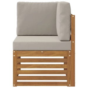 vidaXL Outdoor Ecksofa Massivholz Akazie Natur 900501