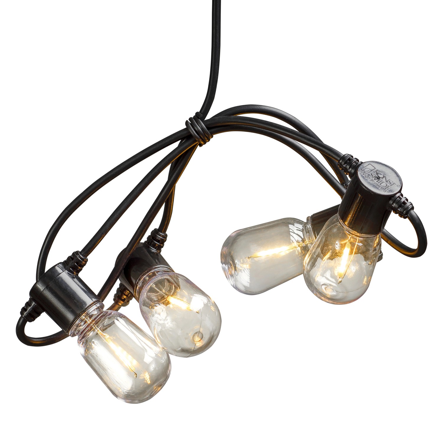 Thumbnail - Konstsmide LED-Lichterkette Outdoor Biergarten 20 Birnen Bernsteinfarben