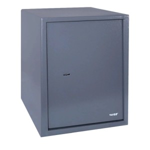 HMF 49208-11 Tresor Doppelbartschloss Möbeltresor 36 x 48 x 37 cm Anthrazit