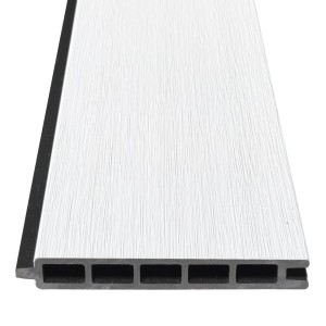 Elephant Zaunbrett Cora Line, 6er-Pack, weiß, WPC-Sichtschutzzaun