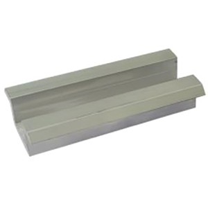 Absaar Solar Mittelklemme, silbernes Aluminium zur Befestigung von Solar-Paneelen.