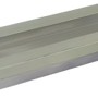 Absaar Solar Mittelklemme, silbernes Aluminium zur Befestigung von Solar-Paneelen.