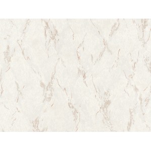 Weiße Strukturprofiltapete mit Marmor-Optik, geeignet für Wohnräume.