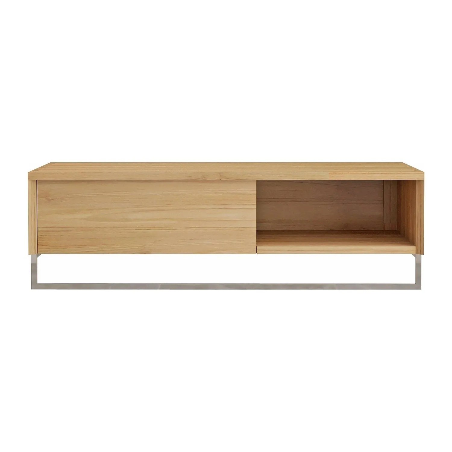 Vente-unique Waschbeckenunterschrank Kupang Naturfarben Hell 105 cm