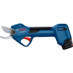 Bosch Professional Akku-Gartenschere GGP 12V-25 mit Akku und Ladegerät.