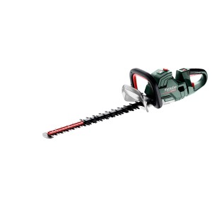metabo Akku-Heckenschere HS 18 LTX BL 55 solo, Akku-Heckenschere mit lasergeschnittenen Messern.