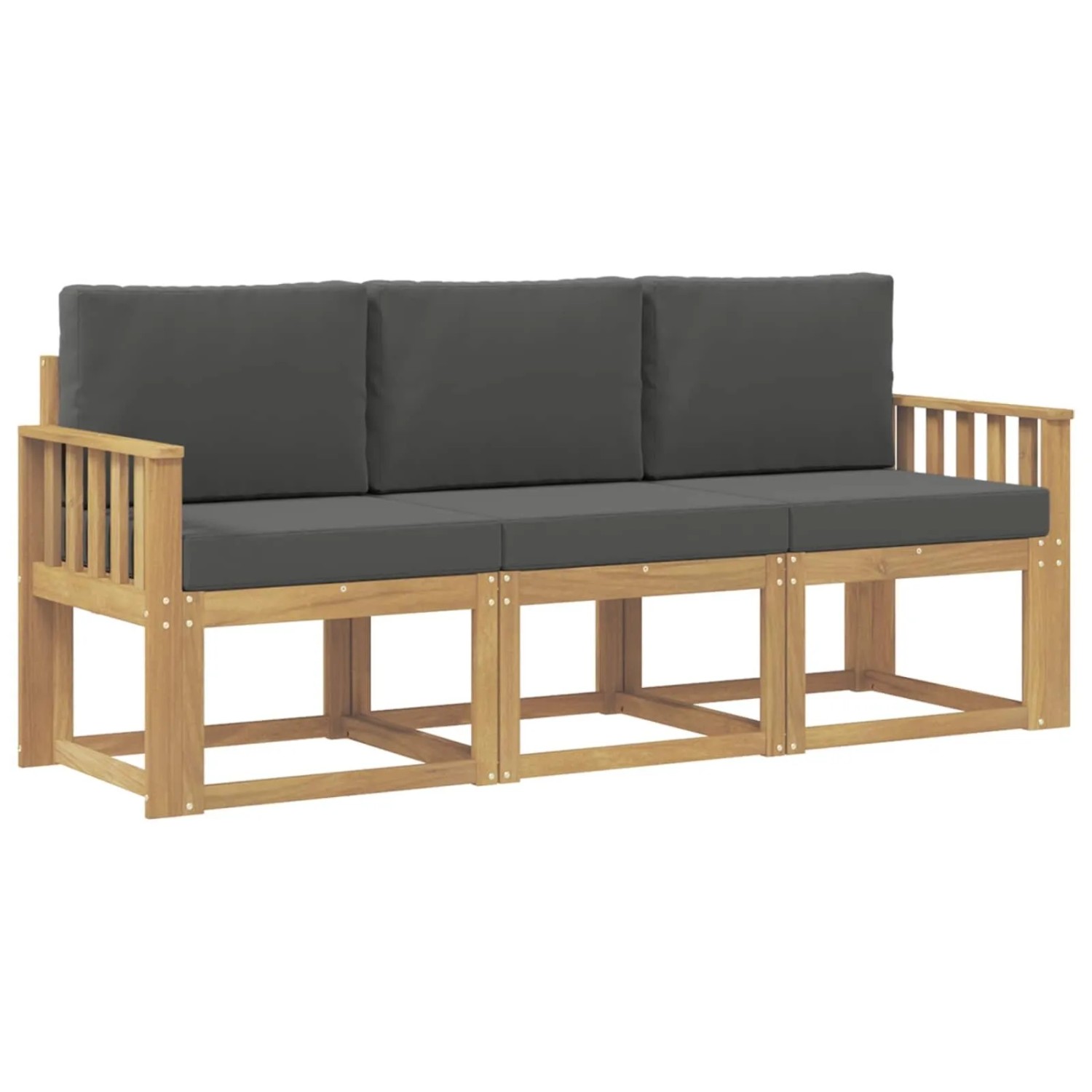 vidaXL Outdoor-Sofagarnitur 3-Tlg 3387171