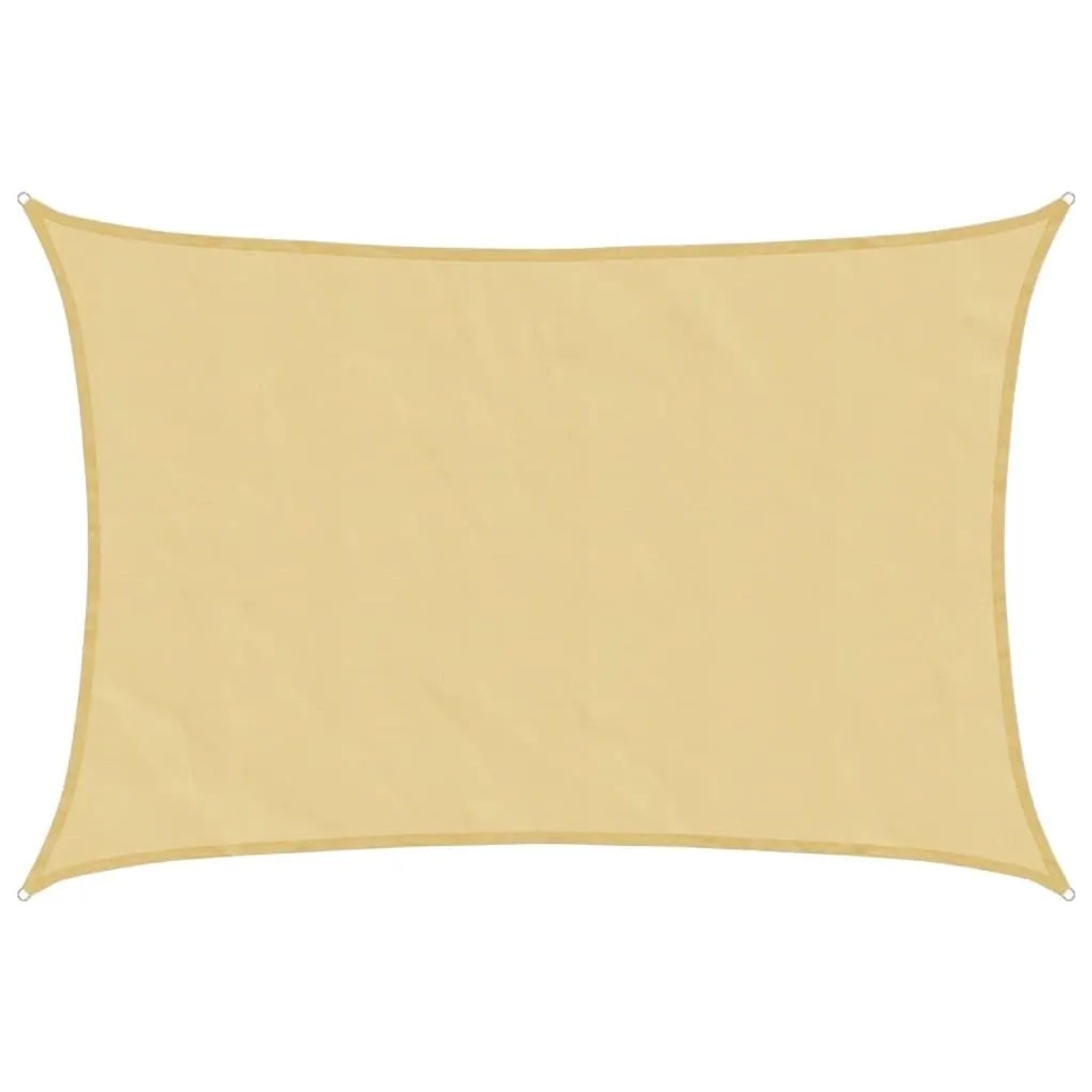 vidaXL Sonnensegel Sandfarbe 3,5x2,5 m 100% Polyester Oxford 4000566