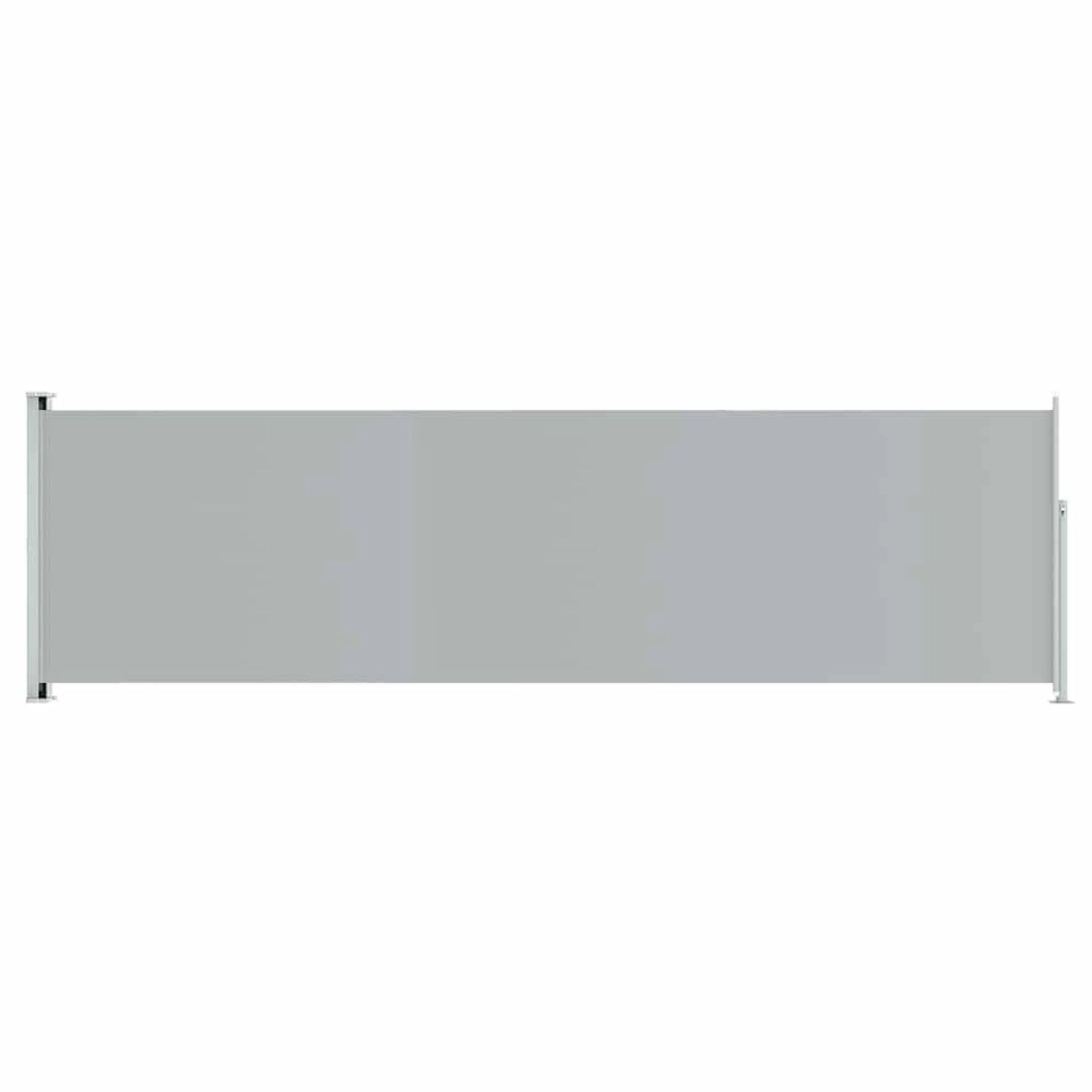 furnicato Seitenmarkise Ausziehbar 180x600 cm Grau günstig online kaufen