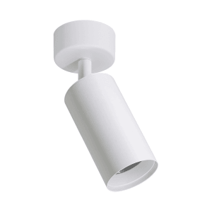 LUXULA LED Aufbauspot GU10 Schwenkbar Deckenstrahler Deckenspot Akzentbeleuchtung Deckenlampe Aluminium Weiß