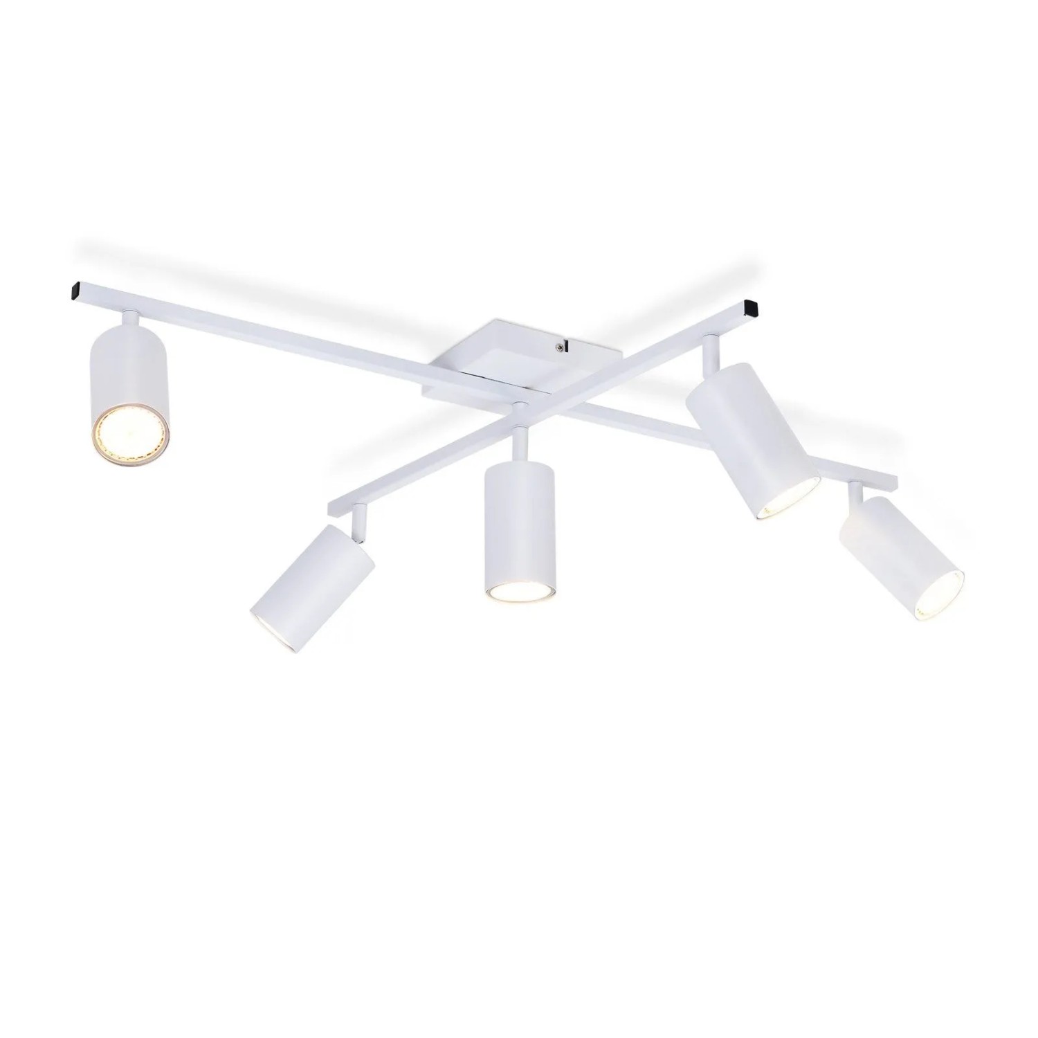 NETTLIFE Deckenstrahler aus Metal L78Weiß NETTLIFE Deckenstrahler aus Metall L78cm Weiß