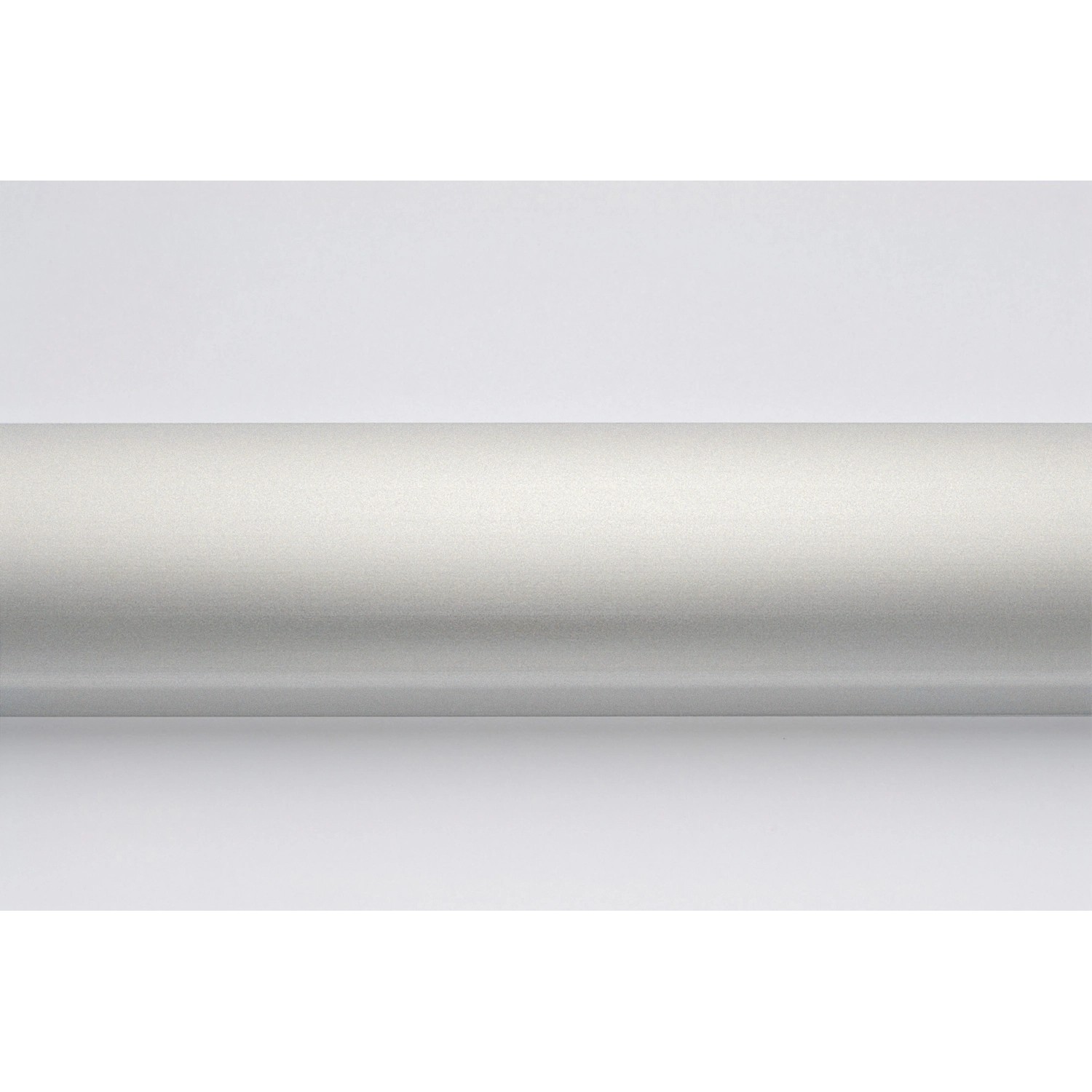 Detailaufnahme: Silbermatte Profilleiste der Breuer Fara Eckdusche mit Klarglas.