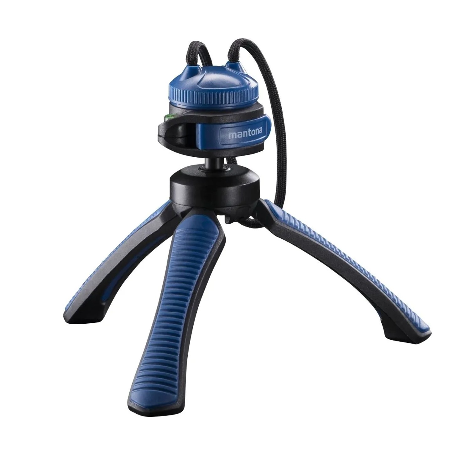 Mantona Kaleido Gaia Stativ Oceanblue 170X54X54Mm Max 2,5Kg 360° Kugelkopf 1/4 Zoll