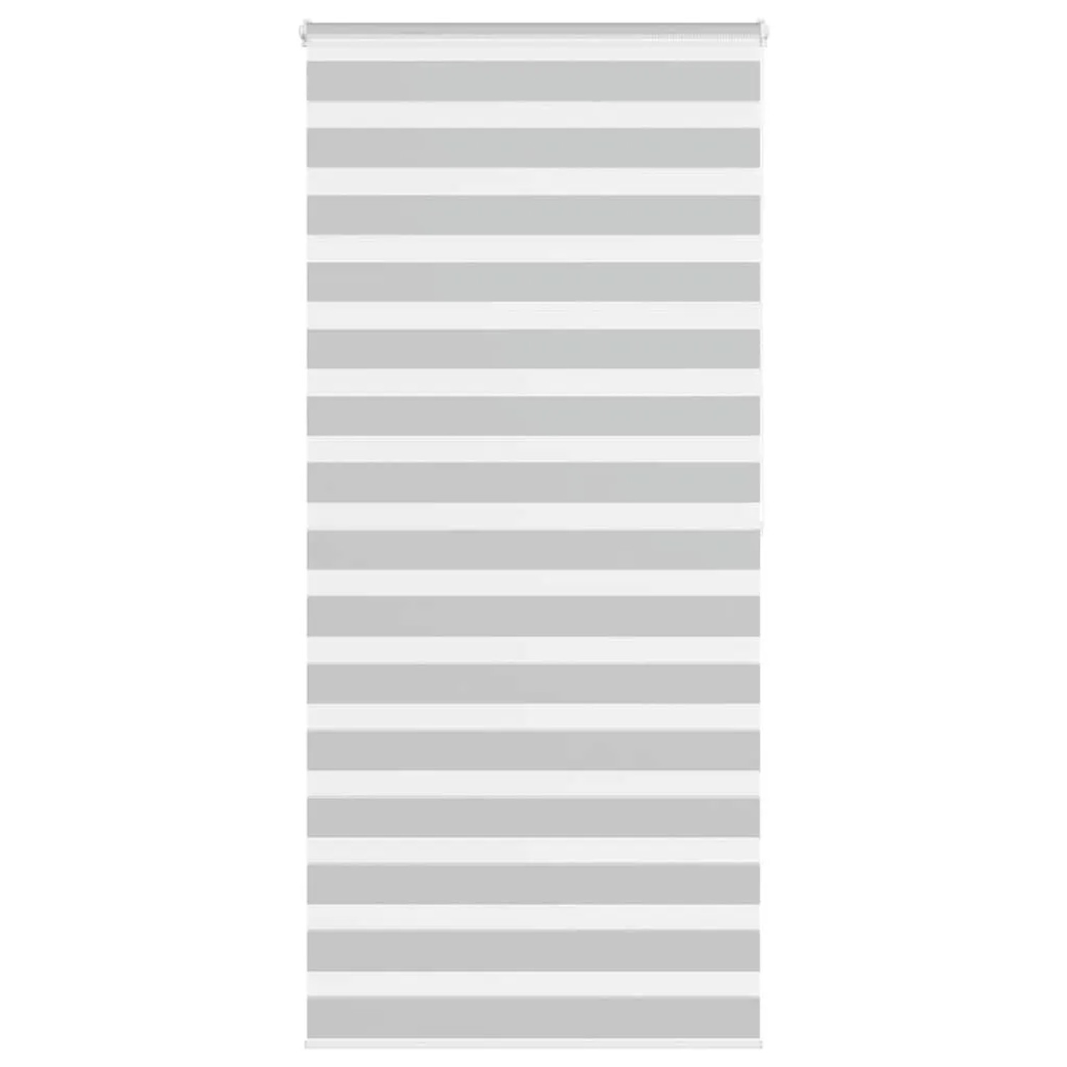 vidaXL Doppelrollo Hellgrau 110x200 cm Stoffbreite 105,9 cm Polyester 40144 günstig online kaufen