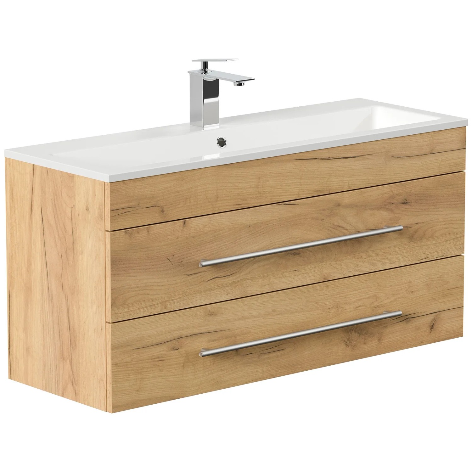 Posseik Badmöbel Portus 600 SlimLine Eiche Gold Ka Produktbild-Vorschau 6