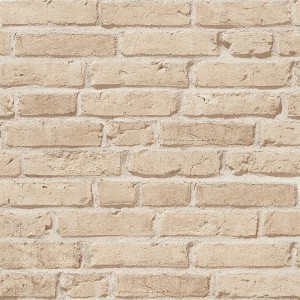 Beige Vliestapete in Steinoptik, Tapete Stein Luano für rustikale Wandgestaltung.