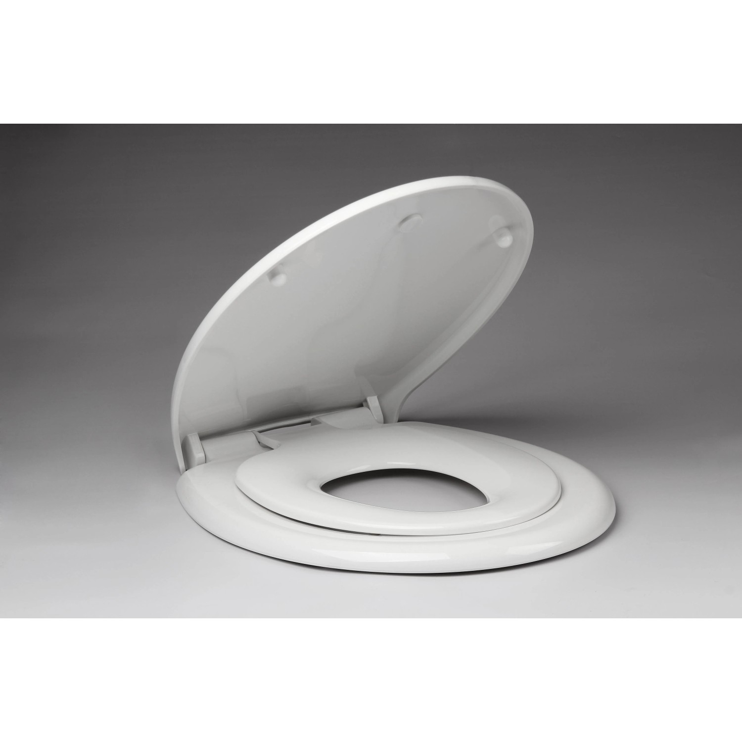 Euroshowers WC Sitz mit Kindersitz Soft Close Abnehmbar Weiß