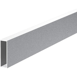 ZacAlu Lattenbrett, silbergrau, 7,25x180 cm, für Zaunbau & Sichtschutz.