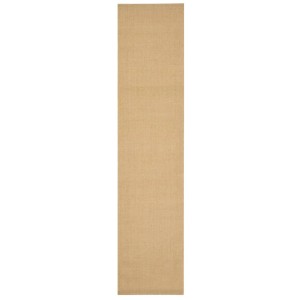 Naturfarbener Sisal Teppich, 66x300 cm, vidaXL. Robuster Läufer für Flur oder Wohnbereich.