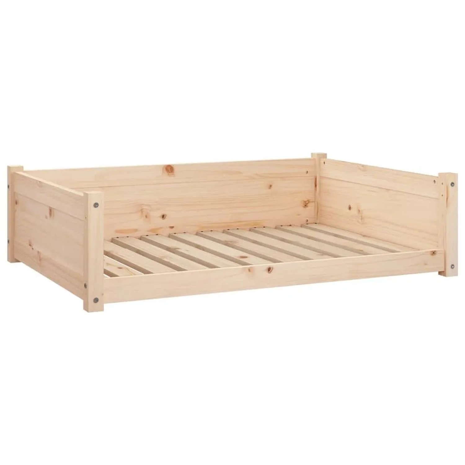 vidaXL Hundebett 95,5x65,5x28 cm Massivholz Kiefer 821457