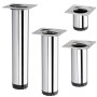 SOTECH Möbelfuß BRAVO Ø40mm Höhe 200 mm Chrom Poliert_2