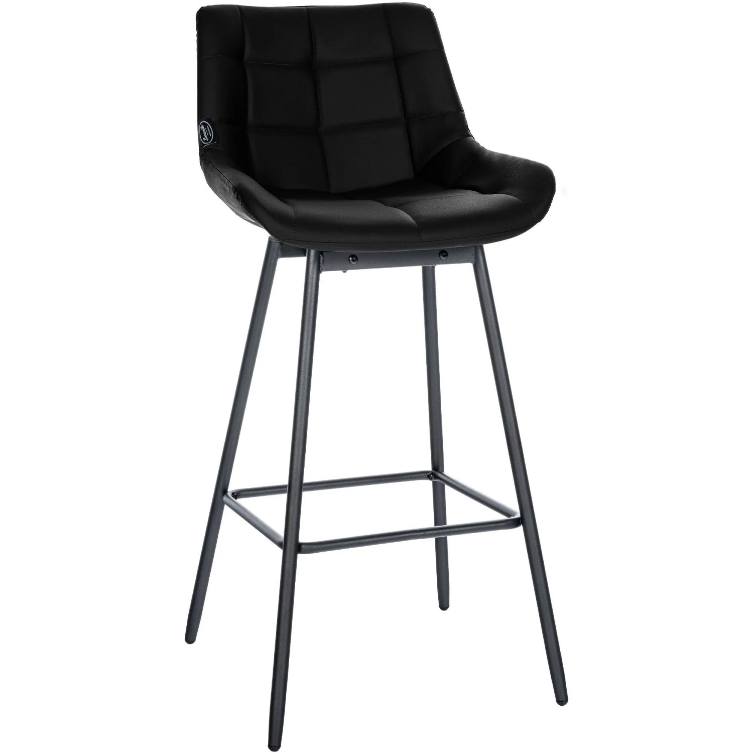 CLP Barhocker Weston Schwenkbar Schwarz/Kunstleder