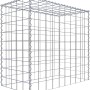 Gabiona Anbaukorb Typ 3, 90x100x50 cm, Maschenweite 10x10 cm, Drahtgitter verzinkt.