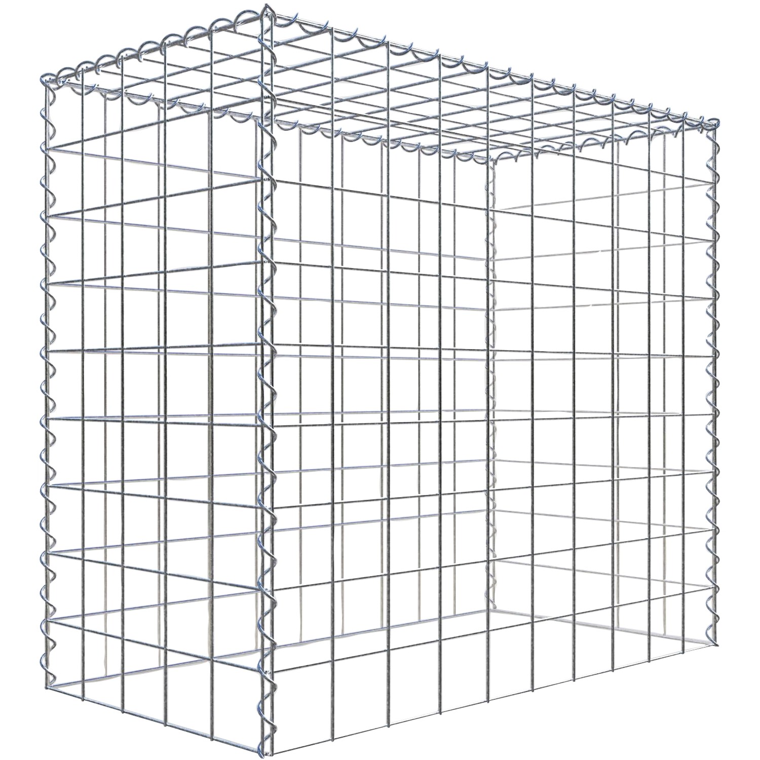 Gabiona Gabione-Anbaukorb Typ 3 90 x 100 x 50 cm Maschenw 10 x 10 cm
