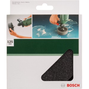 Bosch Polierschwamm 125 mm für Bohrmaschine, zum Polieren von Oberflächen wie Lack, Holz und Plexiglas.