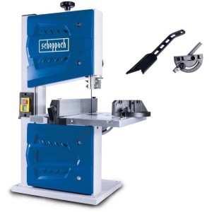 Scheppach Bandsäge HBS25: Tischbandsäge für Holz mit Zubehör.