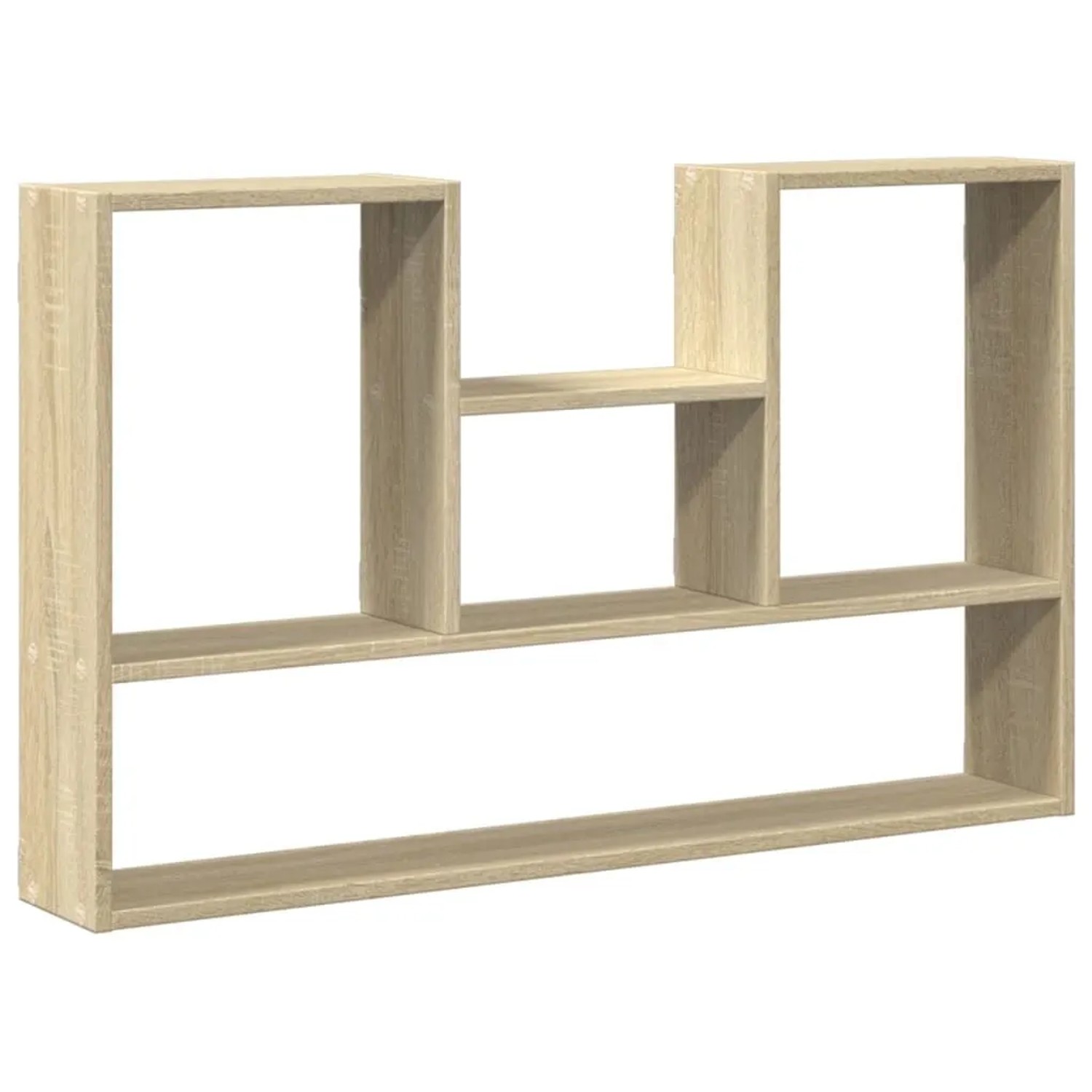 vidaXL Wandregal Sonoma-Eiche 99x15x60 cm Holzwerkstoff 853238