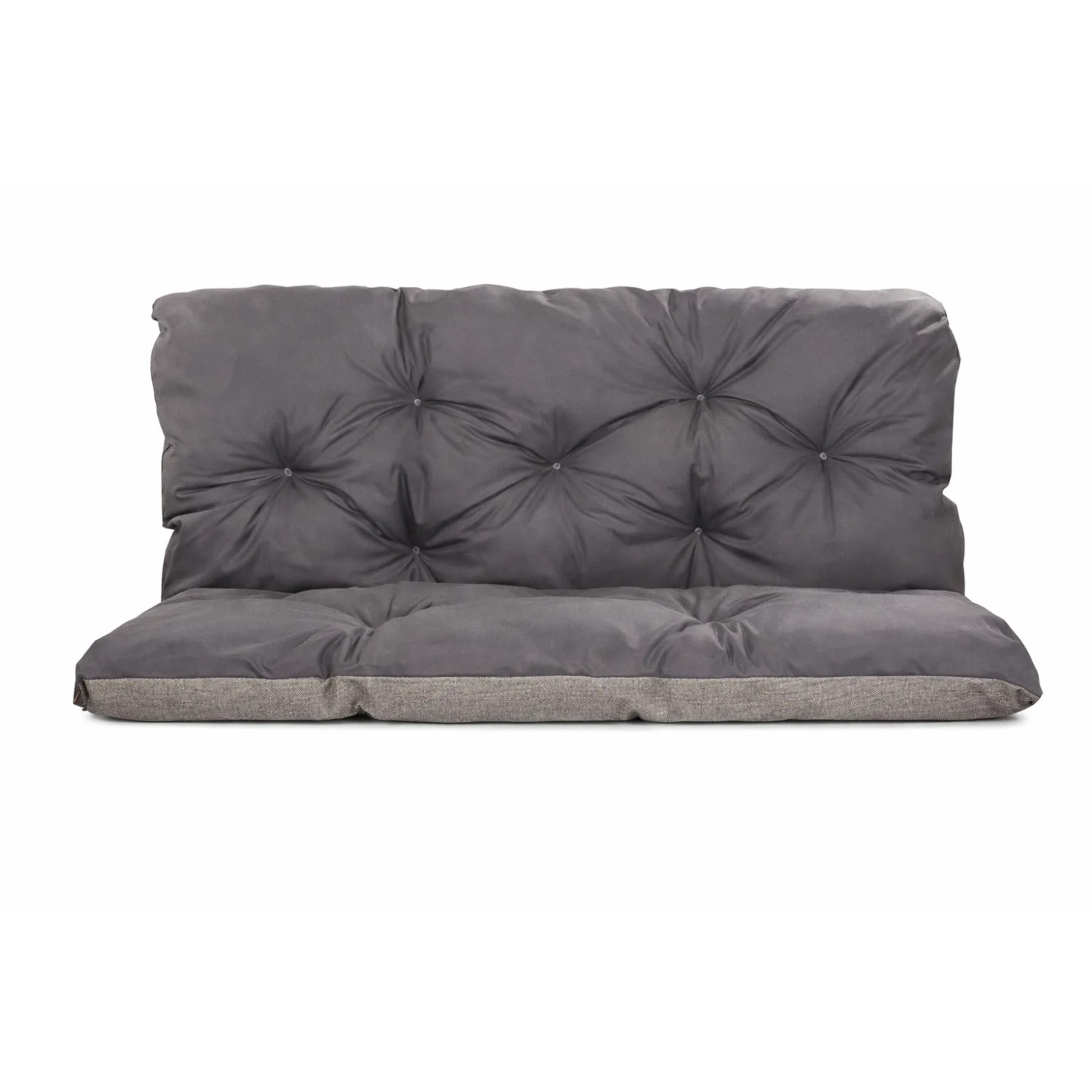 Setgarden Enkel Set Palettenkissen 120x60x60cm Sitzkissen + Rückenkissen 1tlg Anthrazit