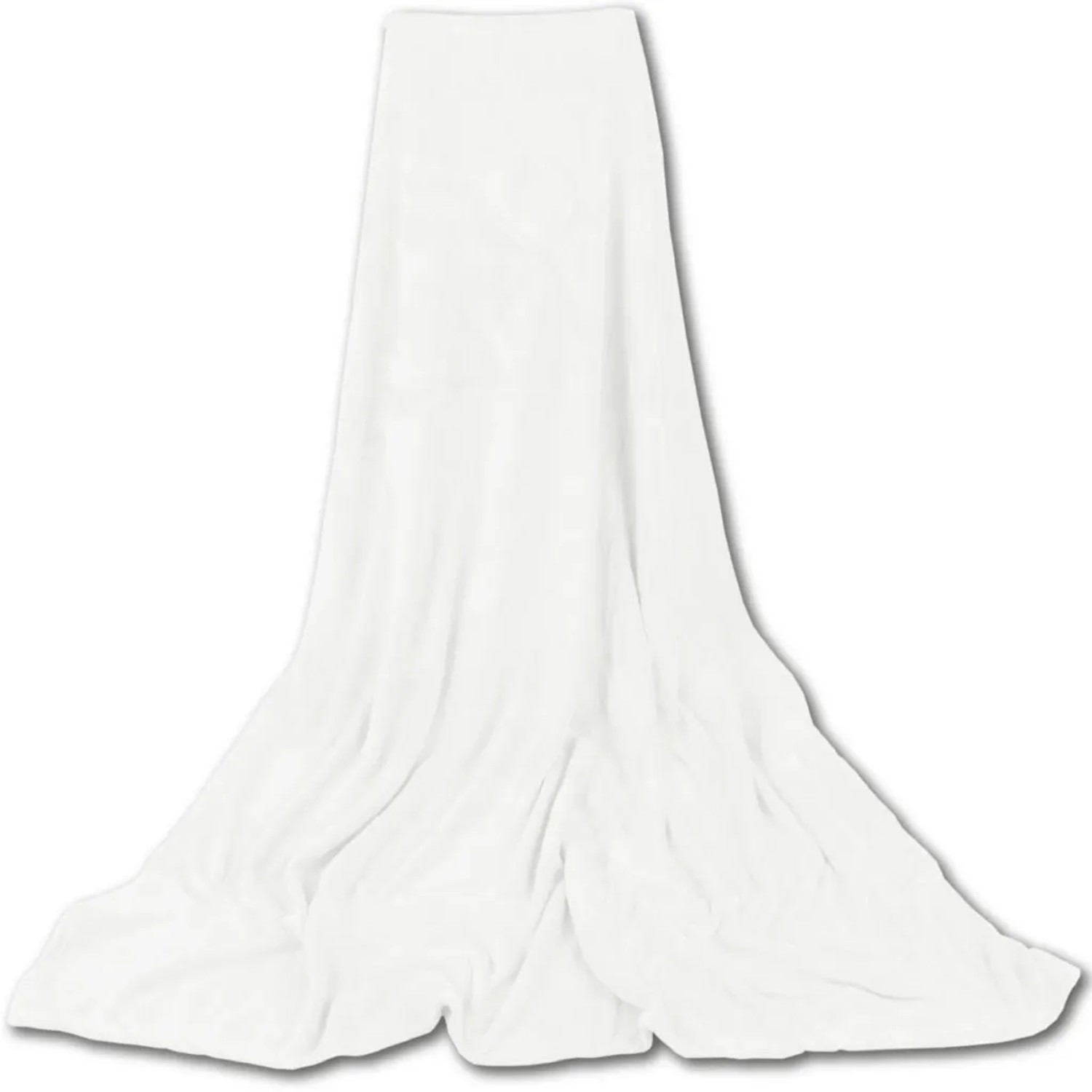 Bestgoodies Mikrofaser Decke Weiß Champagner 150 x 200 cm