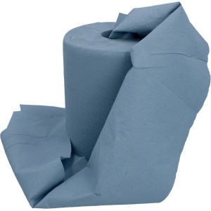 Nigrin Universal-Papierrolle, 300 Blatt, blau, für Werkstatt und Haushalt.