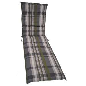Beo Liegenauflage Tirana, 191x58x8cm, kariert, für Relaxliegen.