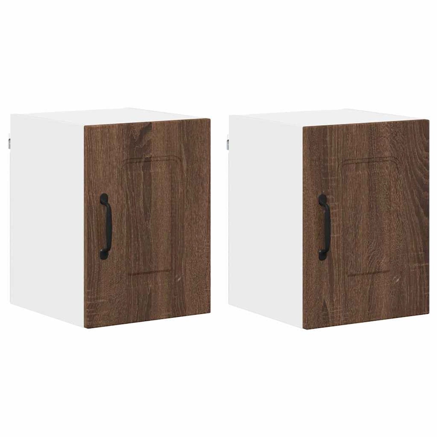 vidaXL Küchenwandschrank 2 Stk Braun Eichen-Optik 30 x 31 x 40 cm 884509 günstig online kaufen