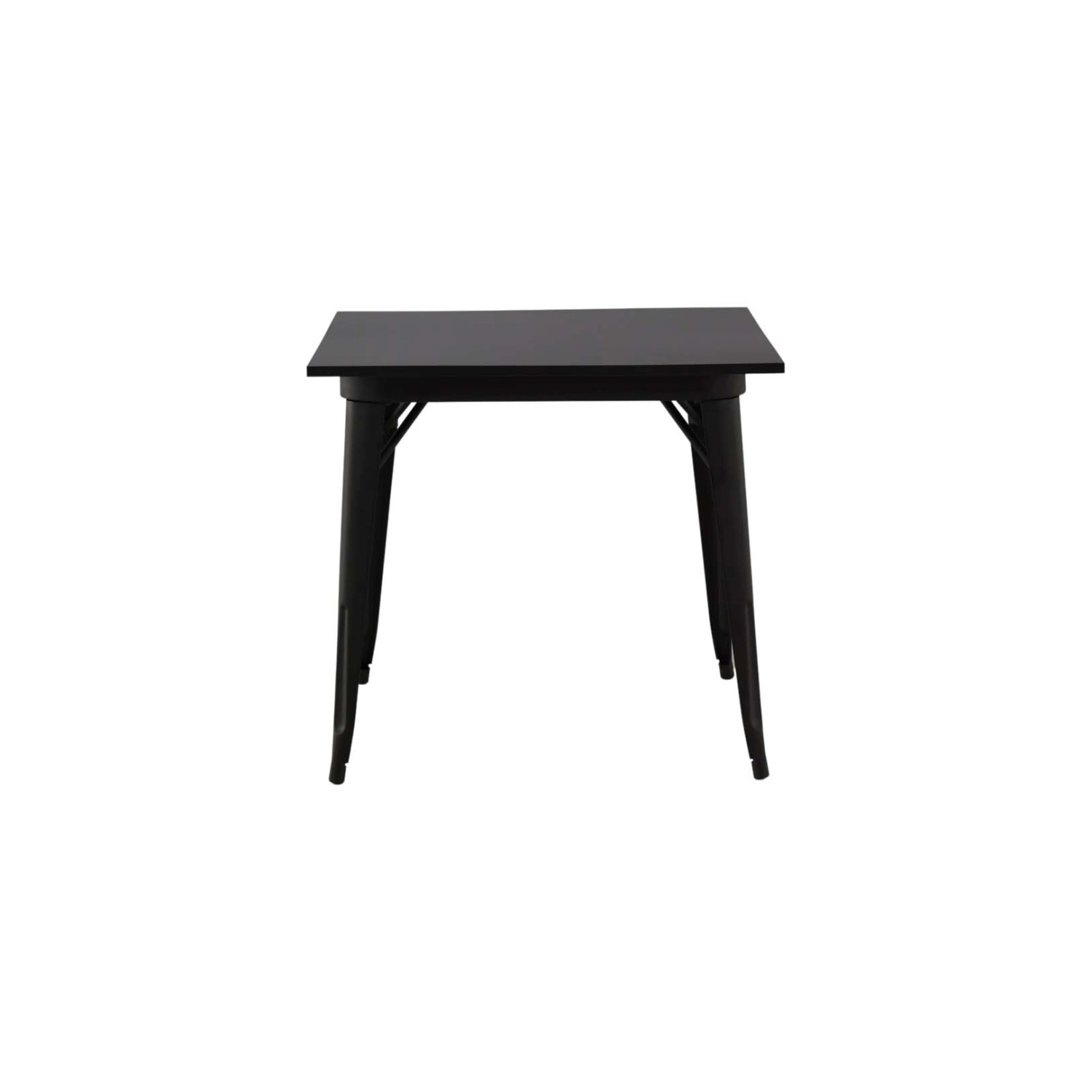 ebuy24 Tempe Esstisch 80x80cm Schwarz günstig online kaufen